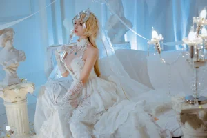 二佐Nisa《Fate贞德花嫁》写真图集 12P｜在线预览与图包下载