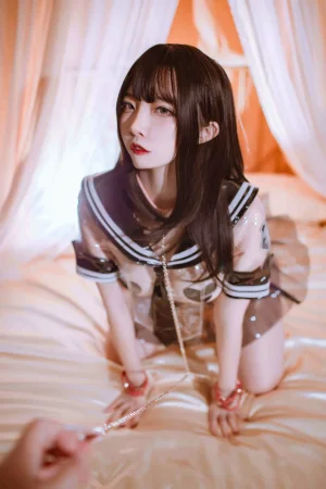 二佐Nisa《私房透明JK》写真图集 40P｜在线预览与图包下载