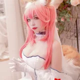 二佐Nisa《Fate玉藻前婚纱》写真图集 9P｜在线预览与图包下载