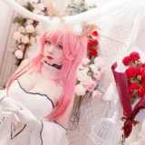 二佐Nisa《Fate玉藻前婚纱》写真图集 9P｜在线预览与图包下载