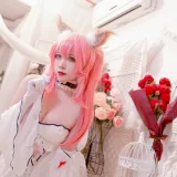二佐Nisa《Fate玉藻前婚纱》写真图集 9P｜在线预览与图包下载