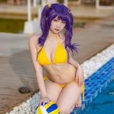 二佐Nisa《碧蓝 波拉泳装》写真图集 20P｜在线预览与图包下载
