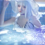 二佐Nisa《碧蓝 光辉泳装》写真图集 39P｜在线预览与图包下载