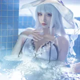 二佐Nisa《碧蓝 光辉泳装》写真图集 39P｜在线预览与图包下载
