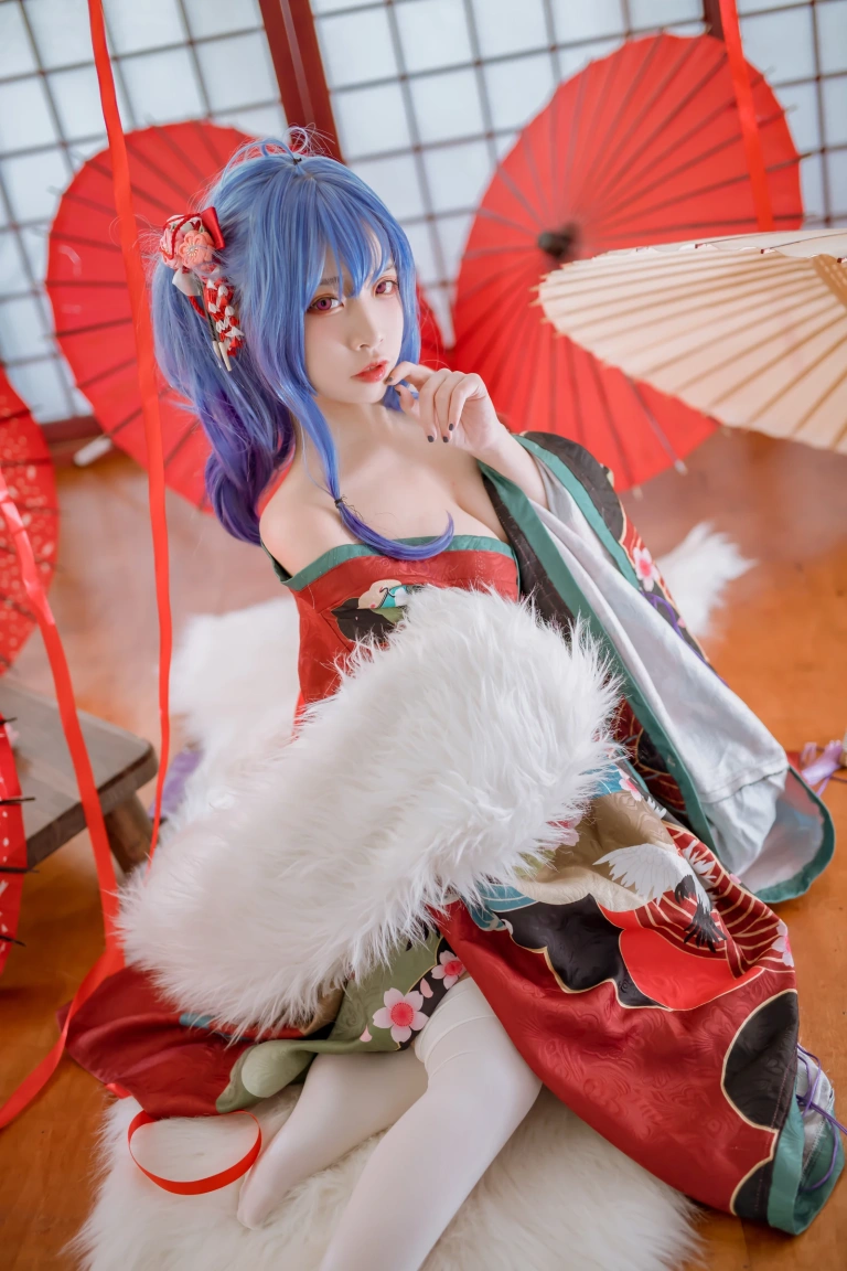 二佐Nisa《碧蓝 圣路易斯和服》写真图集 22P｜在线预览与图包下载