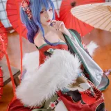 二佐Nisa《碧蓝 圣路易斯和服》写真图集 22P｜在线预览与图包下载