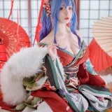 二佐Nisa《碧蓝 圣路易斯和服》写真图集 22P｜在线预览与图包下载