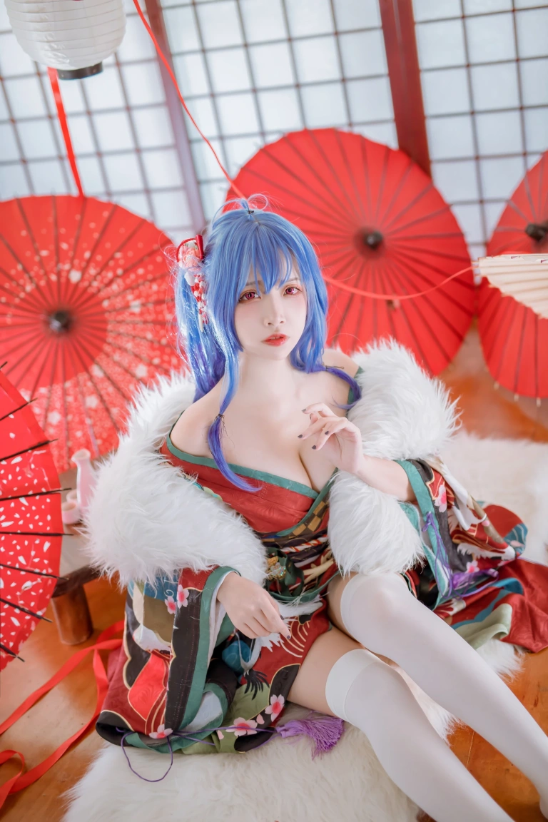 二佐Nisa《碧蓝 圣路易斯和服》写真图集 22P｜在线预览与图包下载