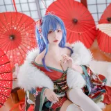 二佐Nisa《碧蓝 圣路易斯和服》写真图集 22P｜在线预览与图包下载
