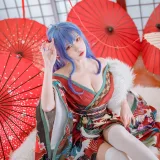 二佐Nisa《碧蓝 圣路易斯和服》写真图集 22P｜在线预览与图包下载