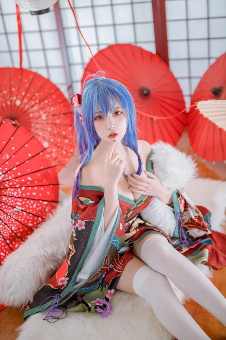 二佐Nisa《碧蓝 圣路易斯和服》写真图集 22P｜在线预览与图包下载