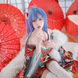 二佐Nisa《碧蓝 圣路易斯和服》写真图集 22P｜在线预览与图包下载