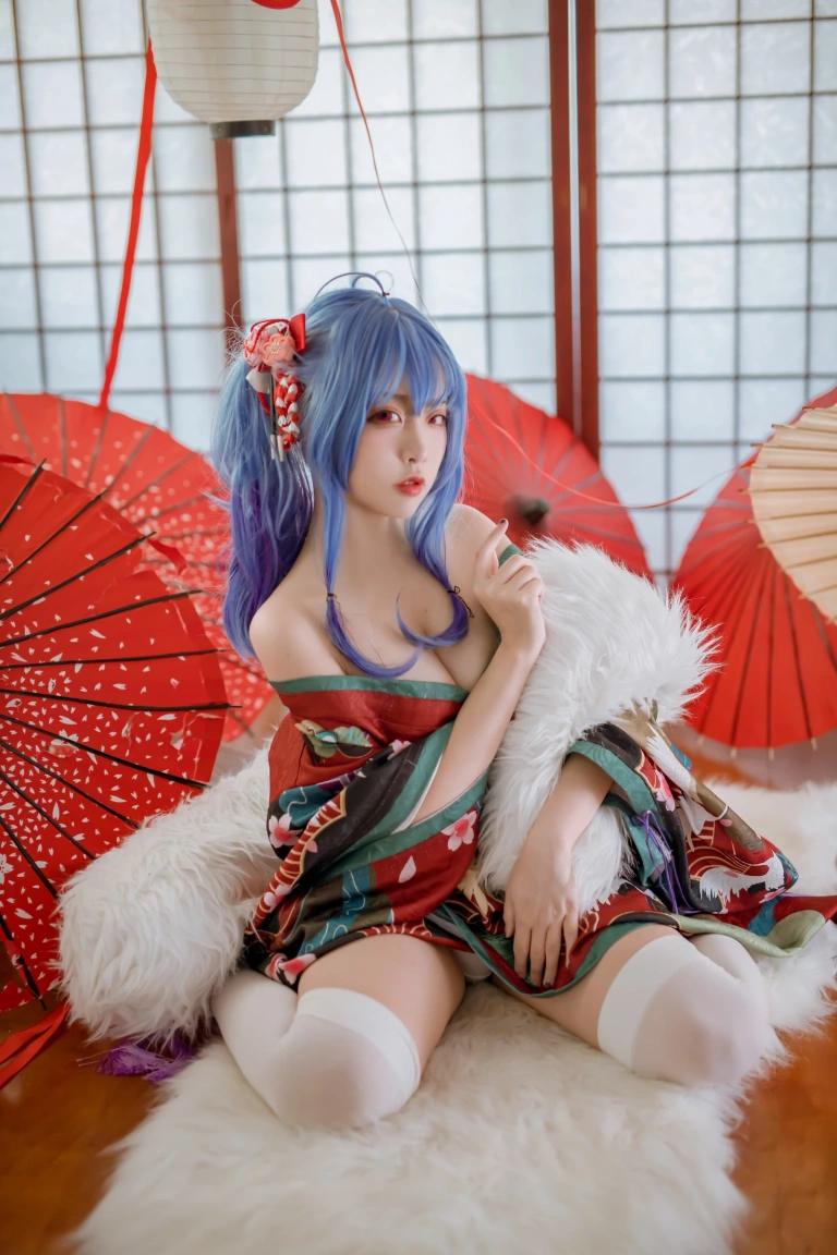 二佐Nisa《碧蓝 圣路易斯和服》写真图集 22P｜在线预览与图包下载