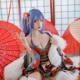 二佐Nisa《碧蓝 圣路易斯和服》写真图集 22P｜在线预览与图包下载