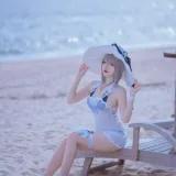 二佐Nisa《碧蓝 天鹰泳装》写真图集 20P｜在线预览与图包下载