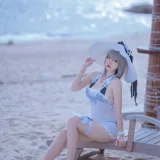 二佐Nisa《碧蓝 天鹰泳装》写真图集 20P｜在线预览与图包下载