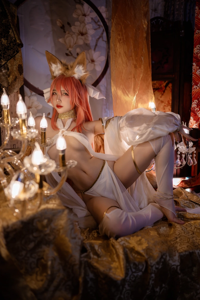 二佐Nisa《玉藻前舞娘》写真图集 37P｜在线预览与图包下载