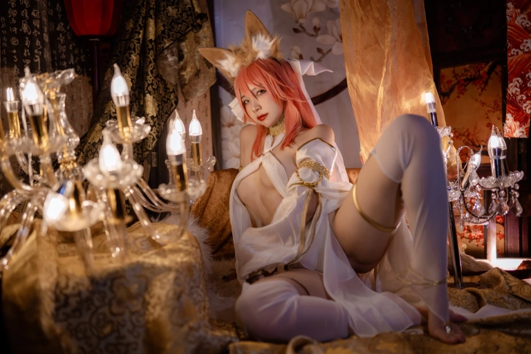 二佐Nisa《玉藻前舞娘》写真图集 37P｜在线预览与图包下载