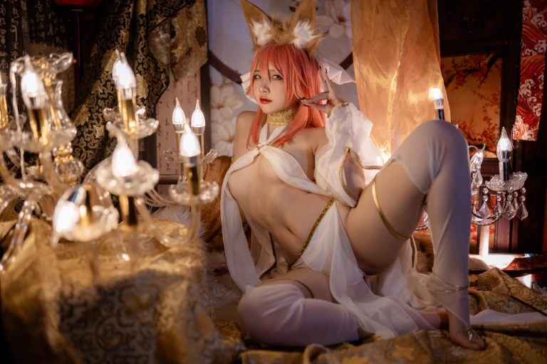 二佐Nisa《玉藻前舞娘》写真图集 37P｜在线预览与图包下载