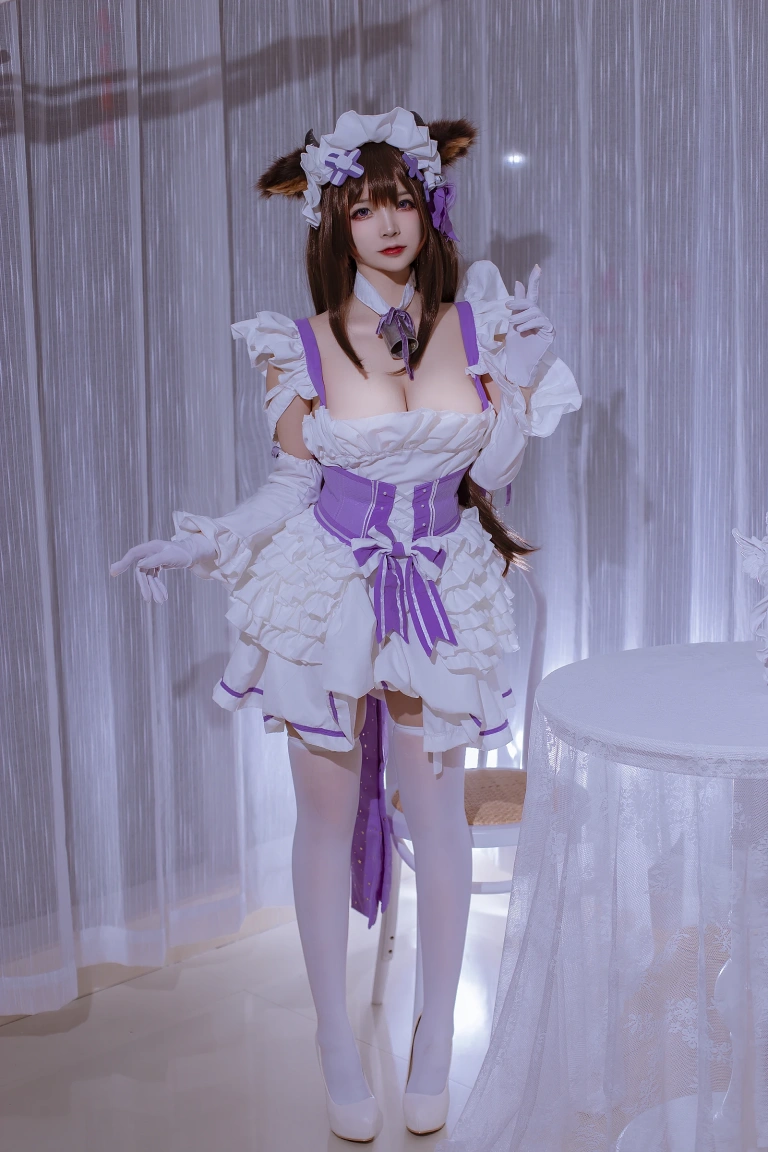 二佐Nisa《碧蓝樫野同人女仆》写真图集 31P｜在线预览与图包下载