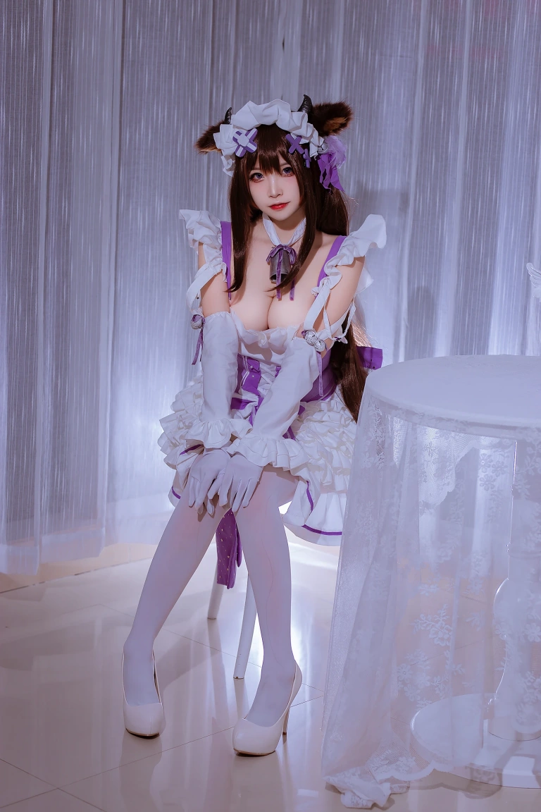 二佐Nisa《碧蓝樫野同人女仆》写真图集 31P｜在线预览与图包下载