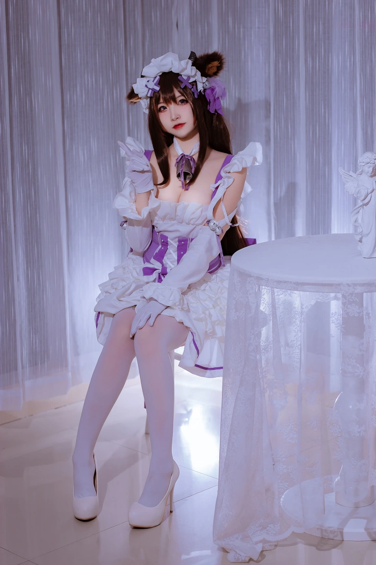 二佐Nisa《碧蓝樫野同人女仆》写真图集 31P｜在线预览与图包下载