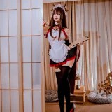 二佐Nisa《碧蓝樫野女仆》写真图集 33P｜在线预览与图包下载