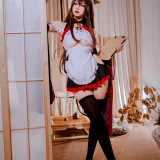 二佐Nisa《碧蓝樫野女仆》写真图集 33P｜在线预览与图包下载