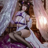二佐Nisa《碧蓝樫野旗袍》写真图集 24P｜在线预览与图包下载