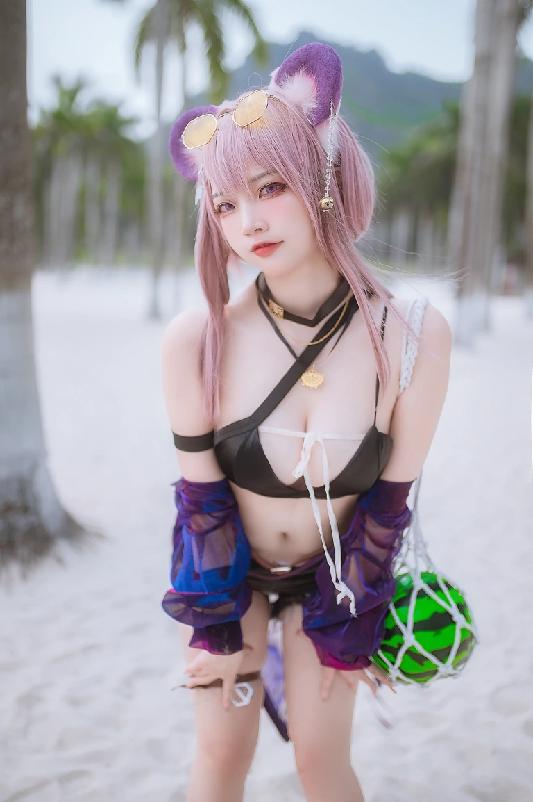 二佐Nisa《泰拉夏日纪事 明日方舟 佐佐林雨霞》写真图集 45P｜在线预览与图包下载