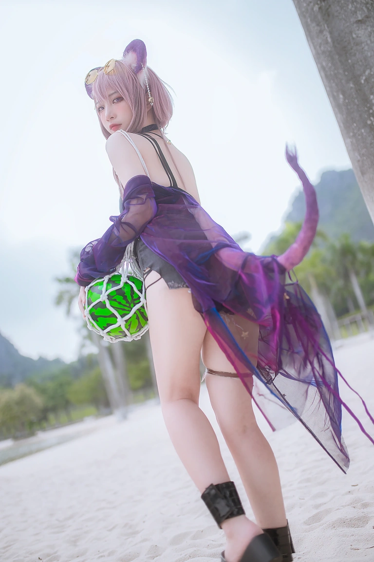 二佐Nisa《泰拉夏日纪事 明日方舟 佐佐林雨霞》写真图集 45P｜在线预览与图包下载