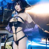 二佐Nisa《碧蓝航线 武藏 女警》写真图集 25P｜在线预览与图包下载