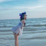 二佐Nisa《碧蓝航线 柴郡泳装》写真图集 30P｜在线预览与图包下载