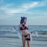 二佐Nisa《碧蓝航线 柴郡泳装》写真图集 30P｜在线预览与图包下载