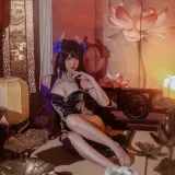 二佐Nisa《碧蓝航线 比叡鲟旗袍》写真图集 24P｜在线预览与图包下载