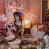二佐Nisa《碧蓝航线 比叡鲟旗袍》写真图集 24P｜在线预览与图包下载