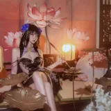 二佐Nisa《碧蓝航线 比叡鲟旗袍》写真图集 24P｜在线预览与图包下载