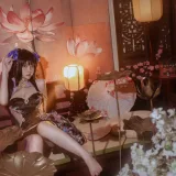 二佐Nisa《碧蓝航线 比叡鲟旗袍》写真图集 24P｜在线预览与图包下载