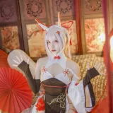 二佐Nisa《碧蓝航线 绫波新春旗袍》写真图集 27P｜在线预览与图包下载