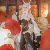 二佐Nisa《碧蓝航线 绫波新春旗袍》写真图集 27P｜在线预览与图包下载