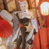 二佐Nisa《碧蓝航线 绫波新春旗袍》写真图集 27P｜在线预览与图包下载