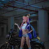 二佐Nisa《FGO 玉藻前赛车服》写真图集 30P｜在线预览与图包下载