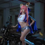 二佐Nisa《FGO 玉藻前赛车服》写真图集 30P｜在线预览与图包下载