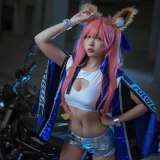 二佐Nisa《FGO 玉藻前赛车服》写真图集 30P｜在线预览与图包下载