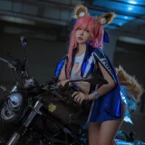 二佐Nisa《FGO 玉藻前赛车服》写真图集 30P｜在线预览与图包下载