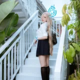 二佐Nisa《蔚蓝档案 明日奈JK》写真图集 23P｜在线预览与图包下载