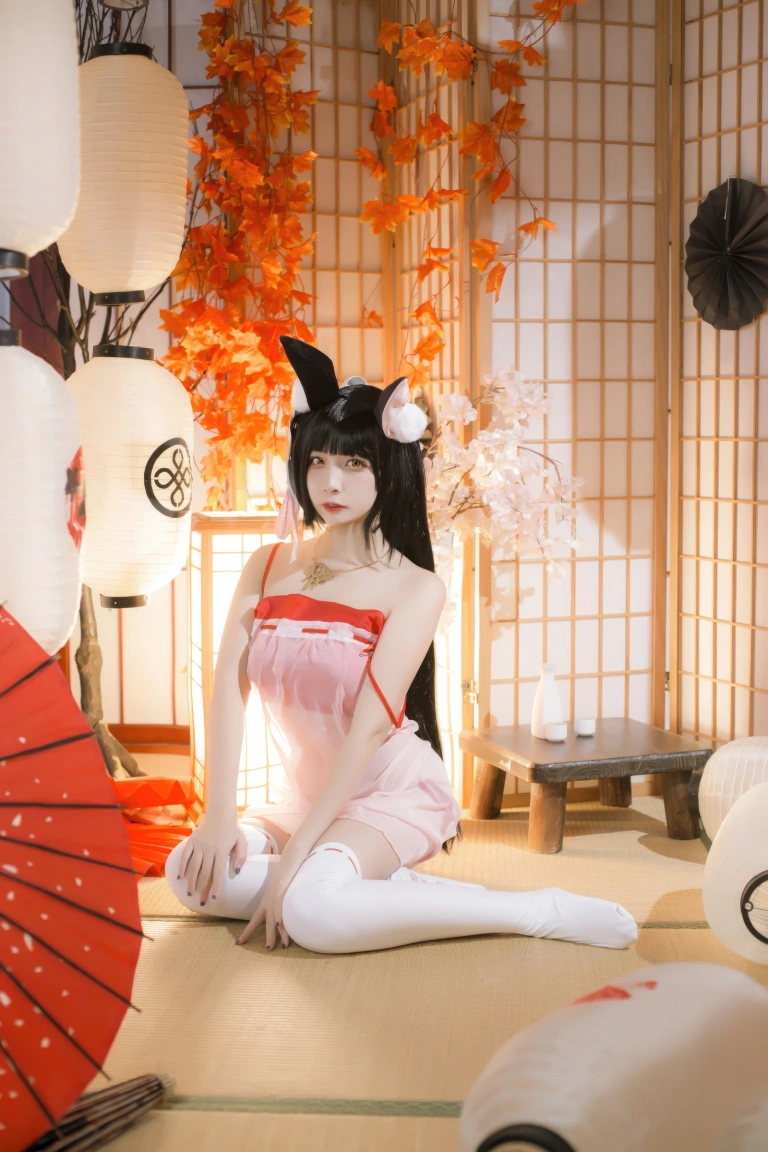 二佐Nisa《碧蓝航线 长门睡衣》写真图集 18P｜在线预览与图包下载