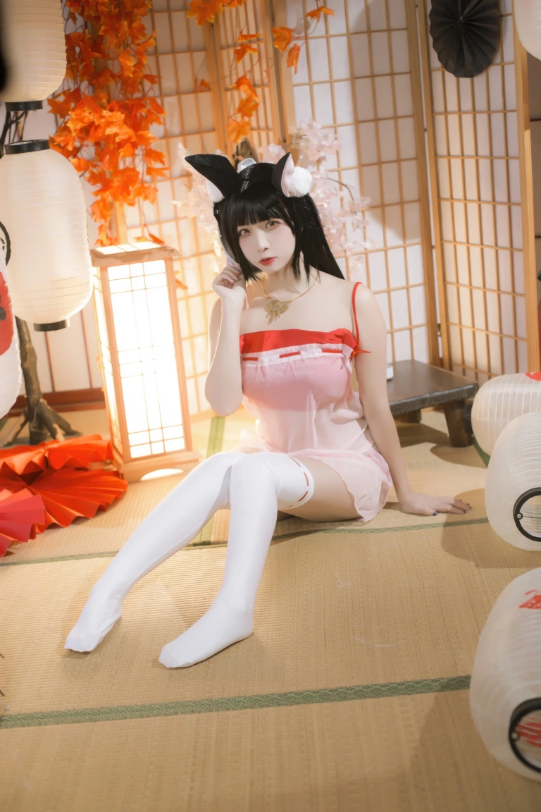 二佐Nisa《碧蓝航线 长门睡衣》写真图集 18P｜在线预览与图包下载