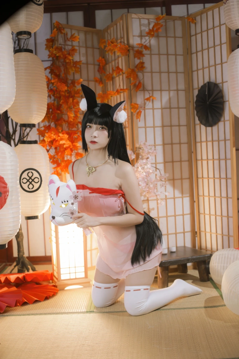 二佐Nisa《碧蓝航线 长门睡衣》写真图集 18P｜在线预览与图包下载