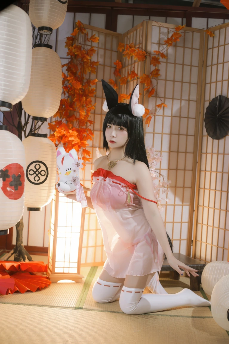 二佐Nisa《碧蓝航线 长门睡衣》写真图集 18P｜在线预览与图包下载